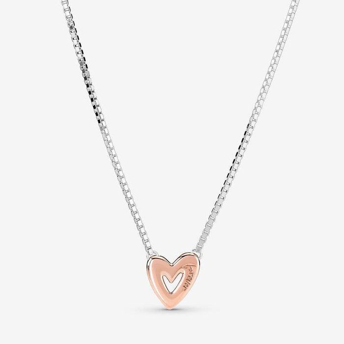 Collana Cuore Asimmetrico