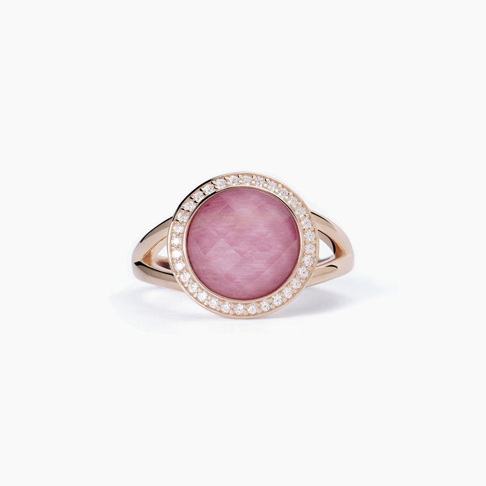 Anello con rodocrosite DIVA