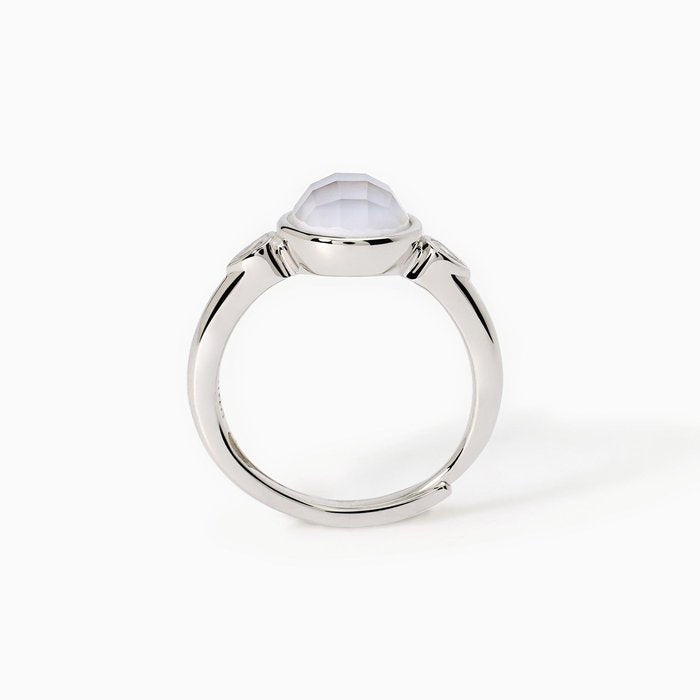 Anello con madreperla e cristallo COLETTE