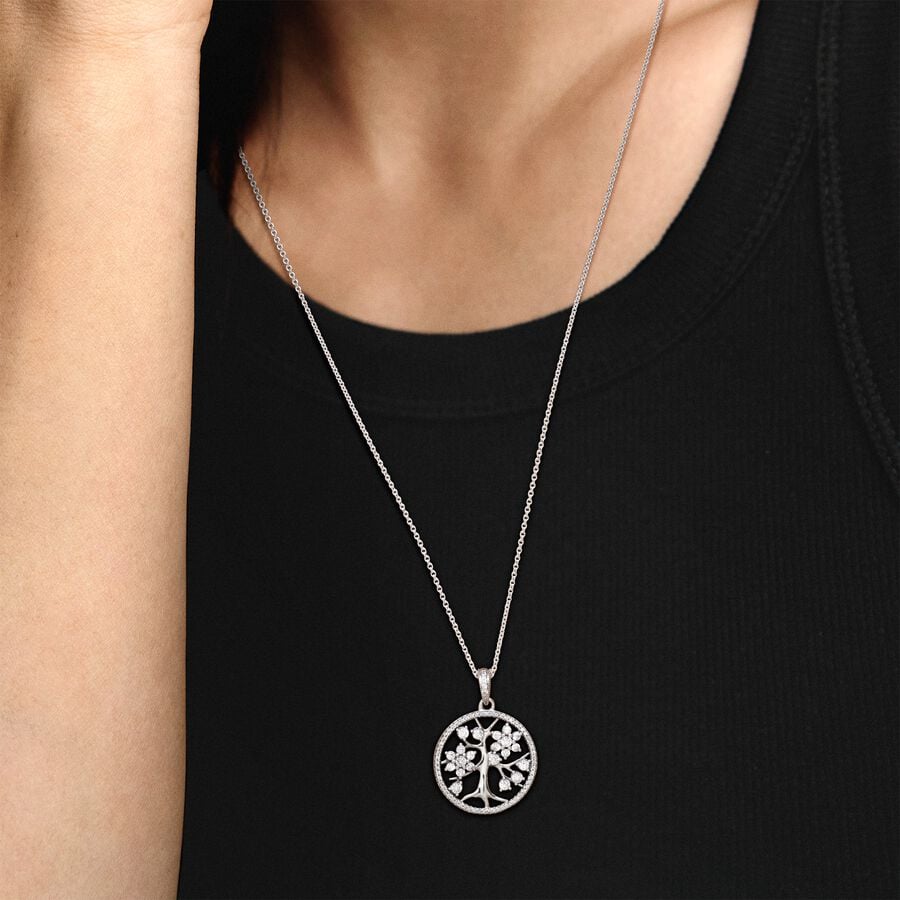 Collier arbre généalogique pavé