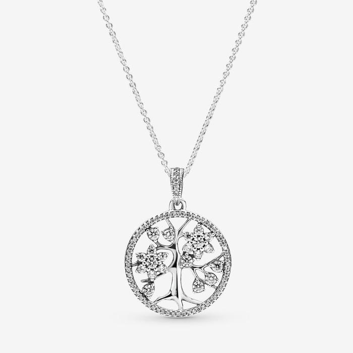 Collier arbre généalogique pavé