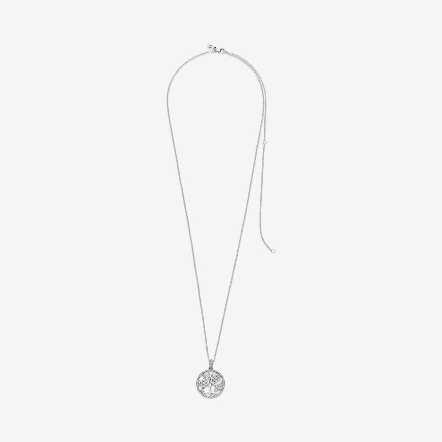 Collier arbre généalogique pavé