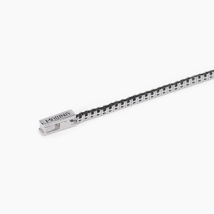 Bracciale tennis nero TENNIS CLUB