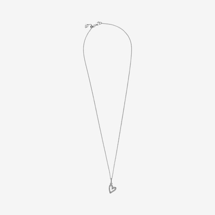 Drawn Heart Necklace