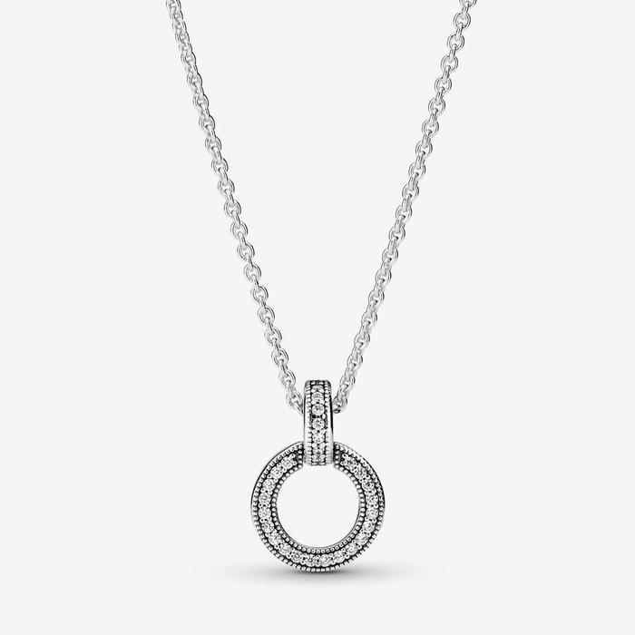 Double Circle Necklace