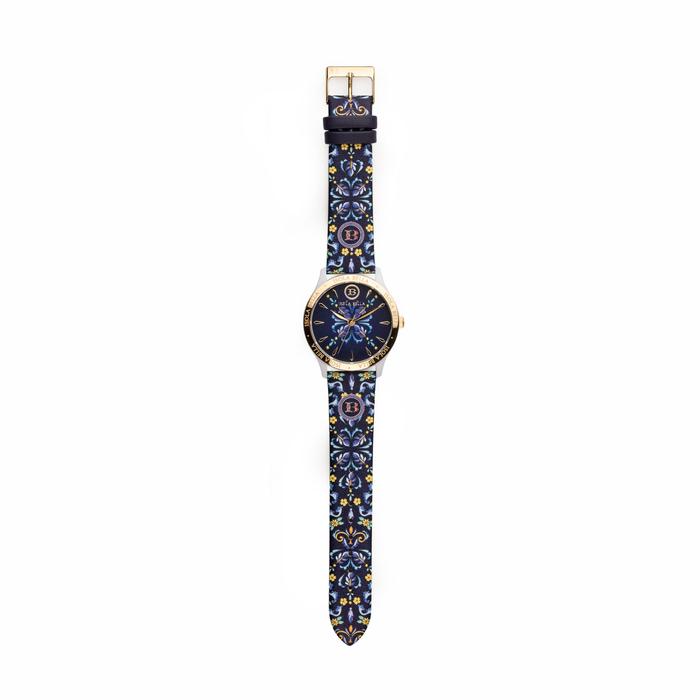 Orologio Maiolica Blu