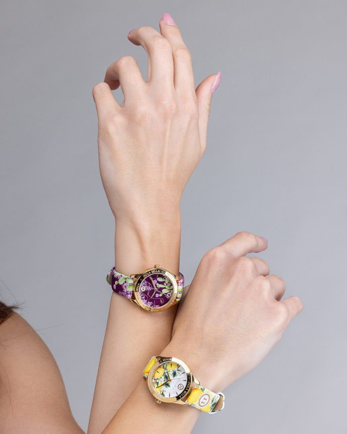 Orologio Glicine Viola