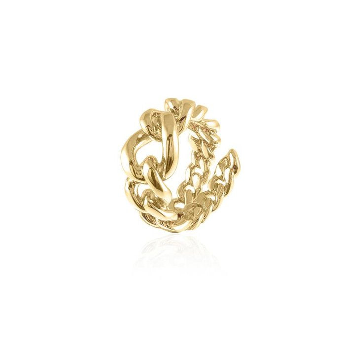Gilded bronze ring