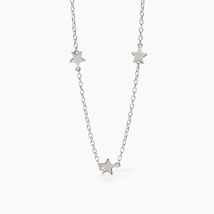 Girocollo in argento con stelle STELLA STELLINA