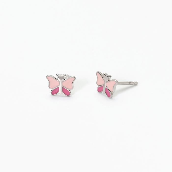 Orecchini in argento con farfallina BUTTERFLY