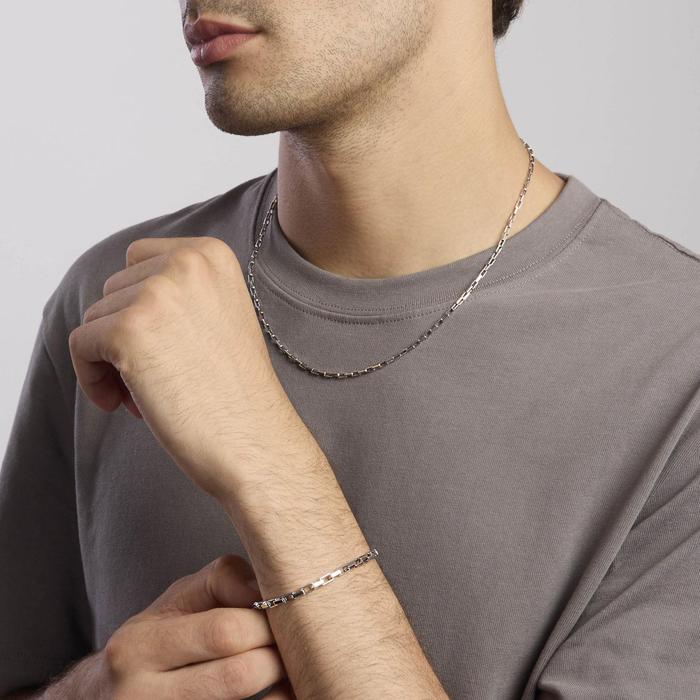 Collier en argent à chaîne allongée EVERY DAY