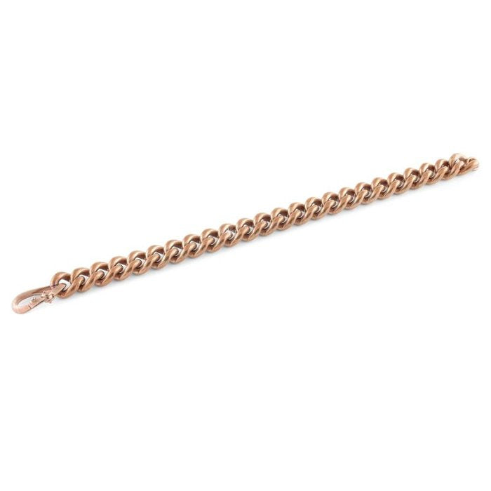 Rose gold plated bronze bracelet