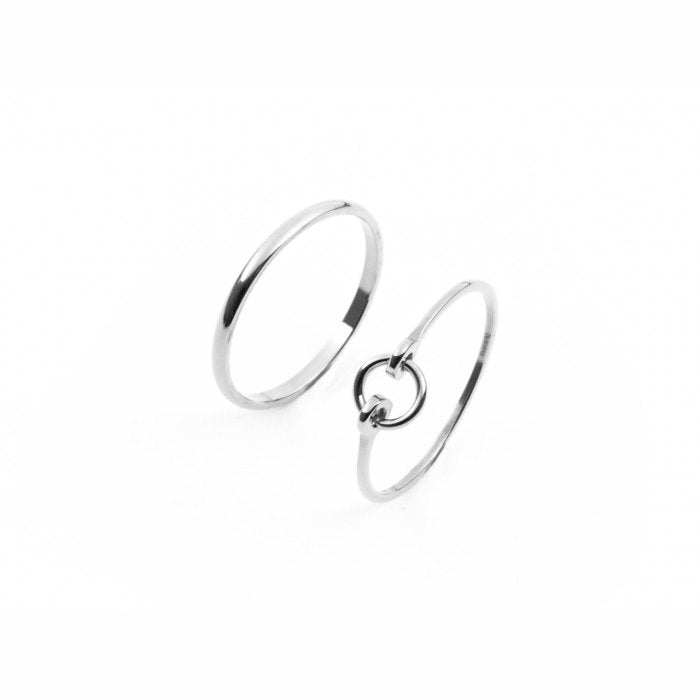 Bague 2 pièces.