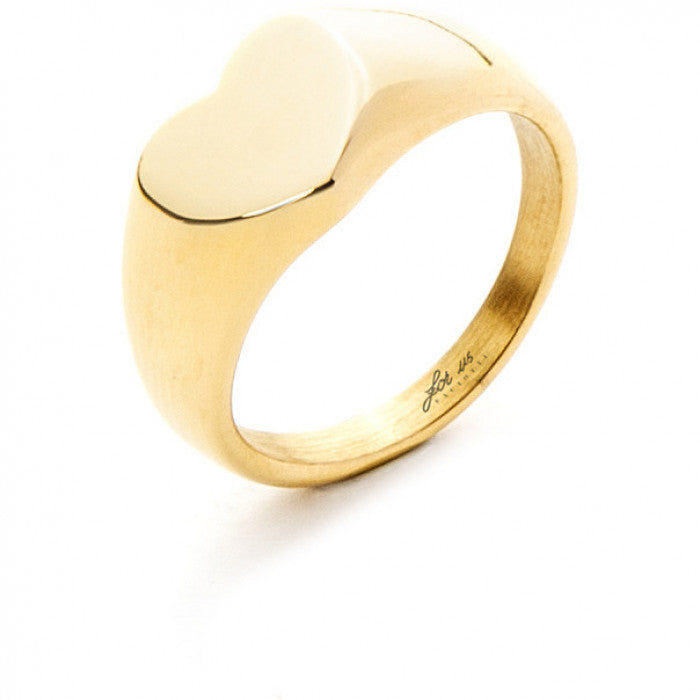 Laminated heart ring