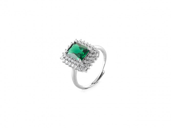 Green Zircon Ring