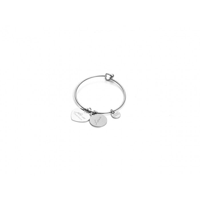 Circles of light rigid bracelet