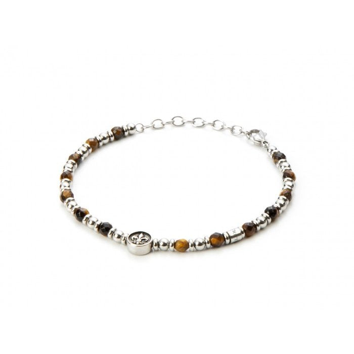 Tiger Eye Lily Bracelet