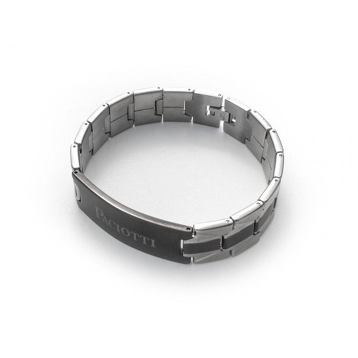 Bracciale maglia piatta bicolore
