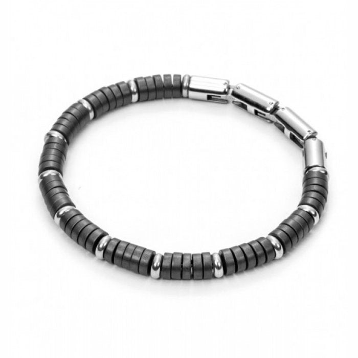 Hematite washer bracelet