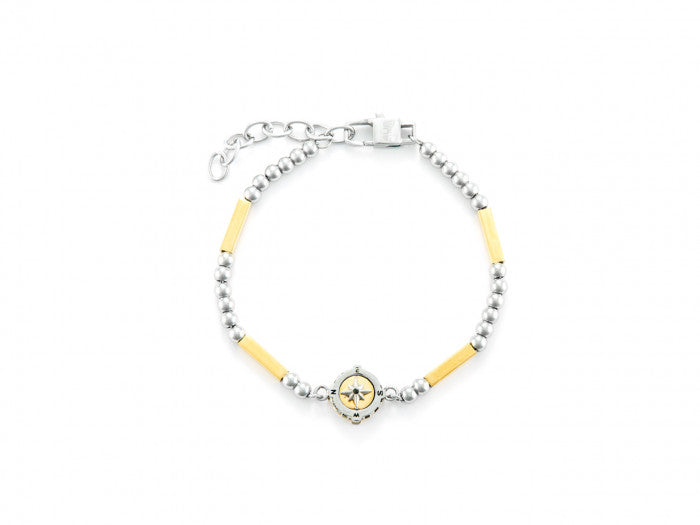 Compass rose bracelet