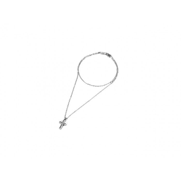 Tiny stone necklace