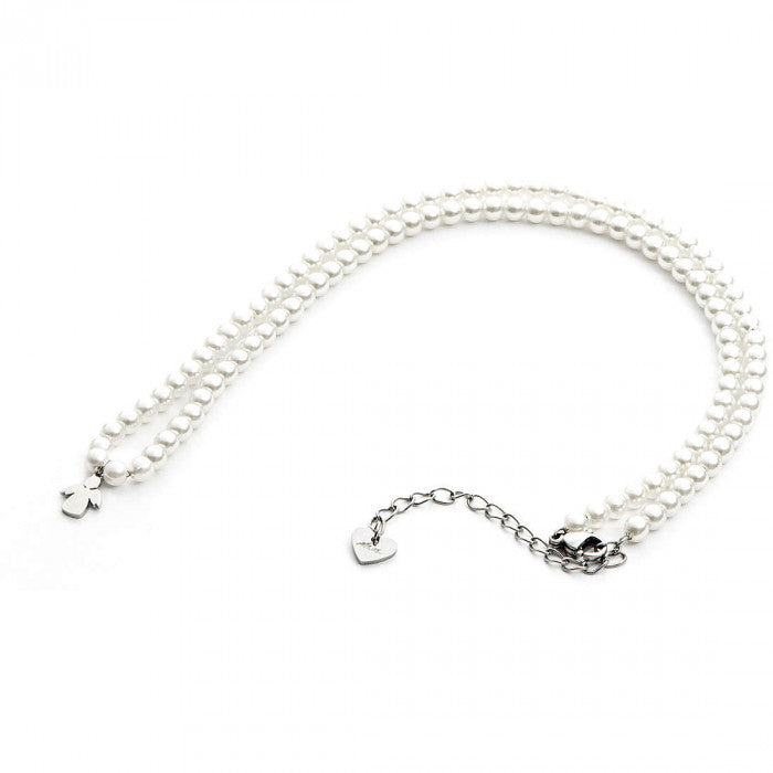 Collana pearl & angel