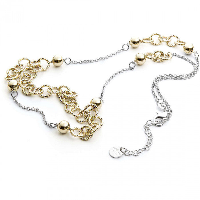 Gold element necklace