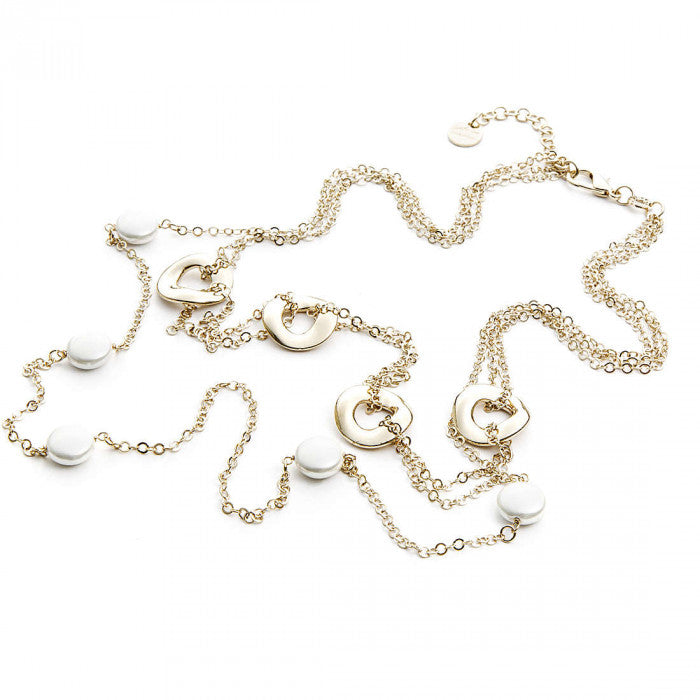 Collana white pearl