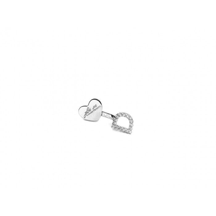 Doris Letter D Rhinestone Drop Earring
