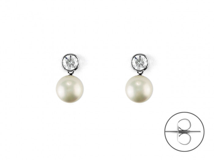 Pearl earrings