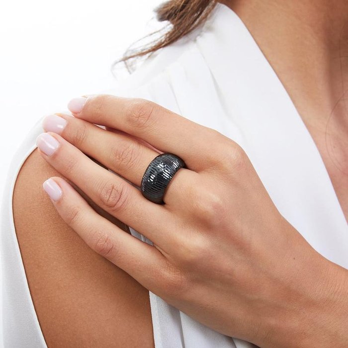 Anello in bronzo brunito