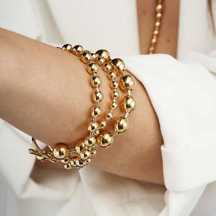 Sphere Gold Bronze Bracelet