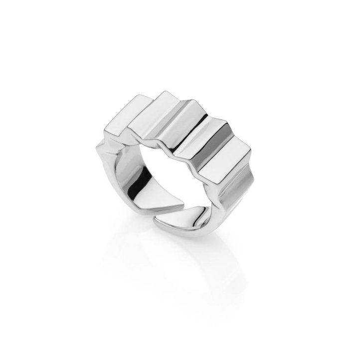 Silver plated bronze ring