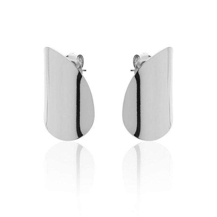 Onda Silver Bronze Earrings