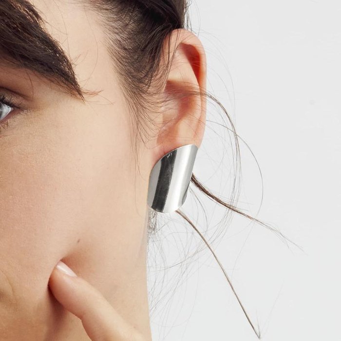 Onda Silver Bronze Earrings