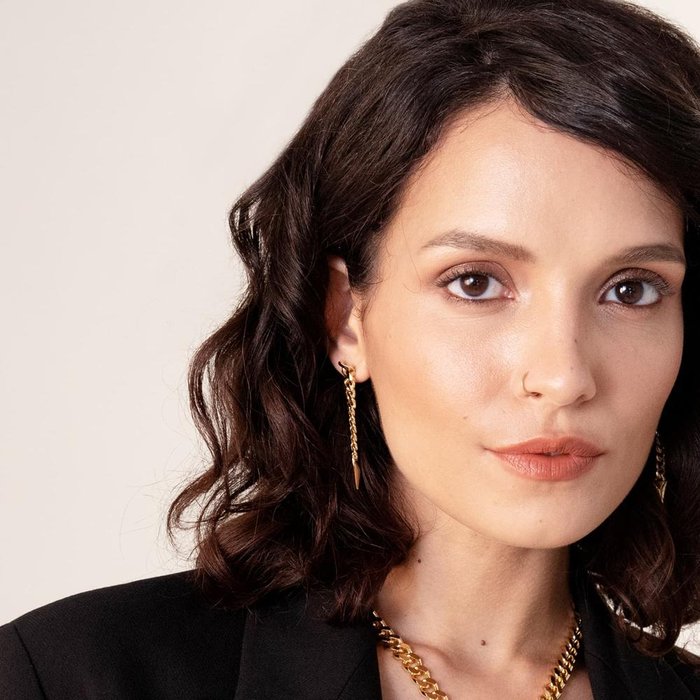 Long Pyramid Earrings