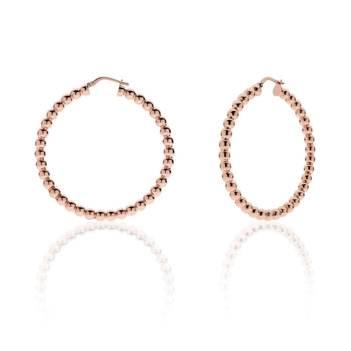 Ball Hoop Earrings