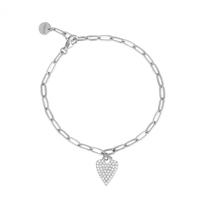 BRACCIALE cuore pavè