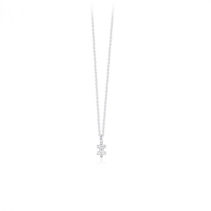 Girocollo halsketten pendente puzzle zirconi - gioielleriaperdichizzi.it