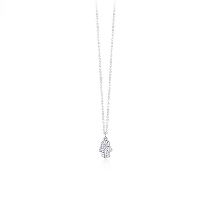 Girocollo pendente mano di fatima strass - gioielleriaperdichizzi.it