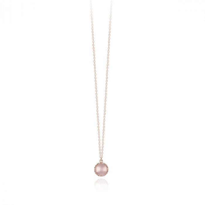 COLLANA CON QUARZO ROSA