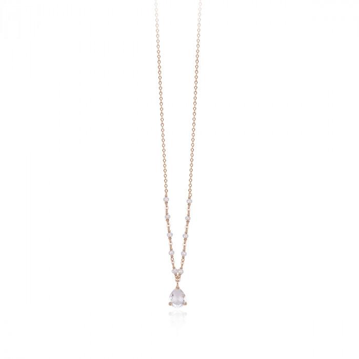 COLLANA CON CRISTALLO DI ROCCA - gioielleriaperdichizzi.it