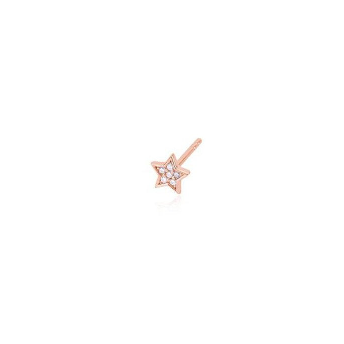 BOUCLE D'OREILLE UNIQUE ÉTOILE