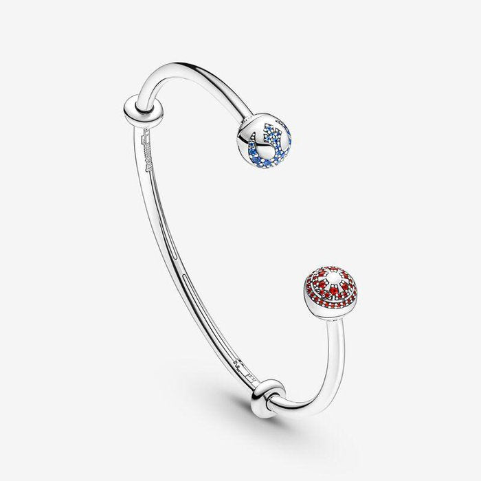Star Wars™, Bracciale Rigido Aperto Light & Dark Side