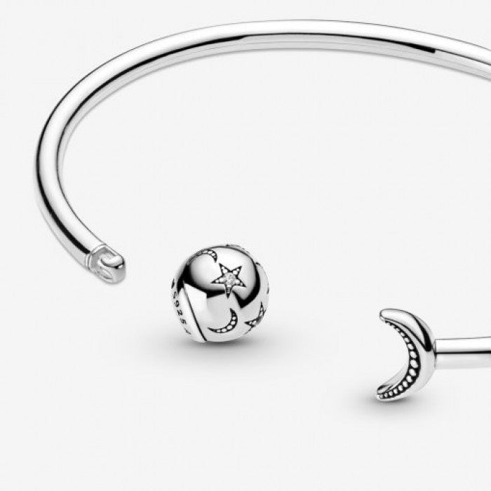 Pandora Moments Open Moon and Stars Bracelet