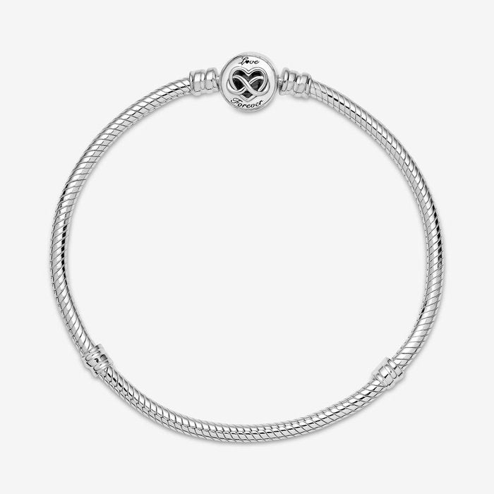Bracciale con Chiusura a Cuore Infinito