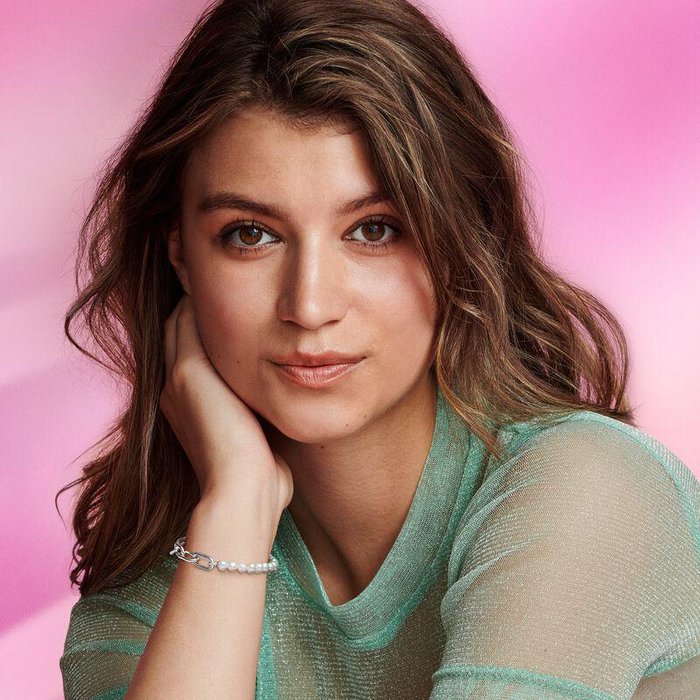 Bracelet à maillons Pandora ME en perles de culture d'eau douce traitées