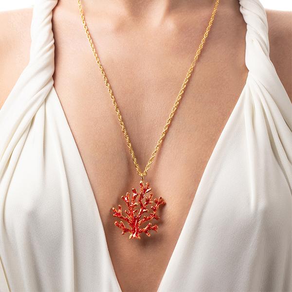 Pendentif corail