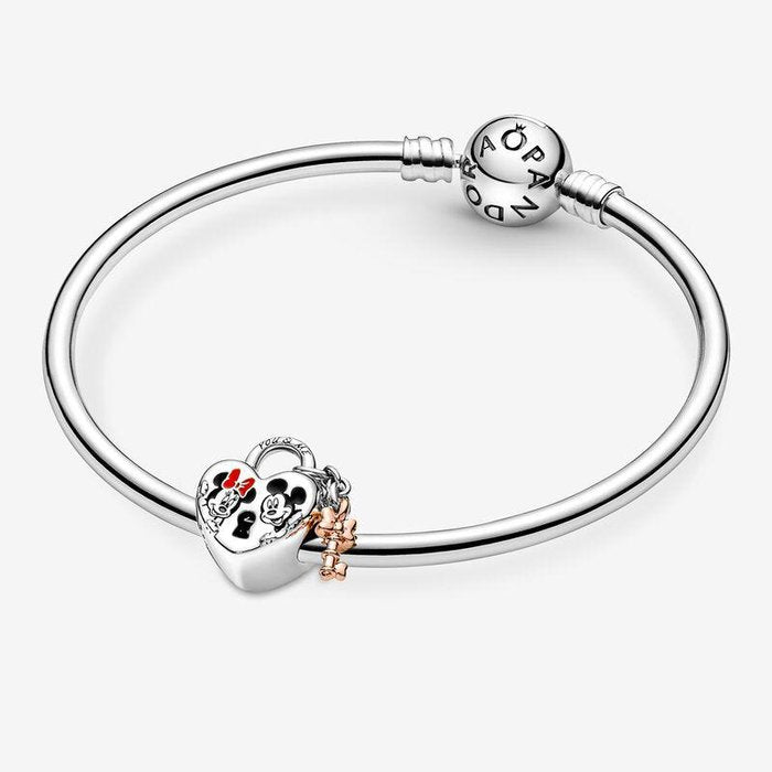 Charm cadenas d'amour Disney, Mickey Mouse et Minnie