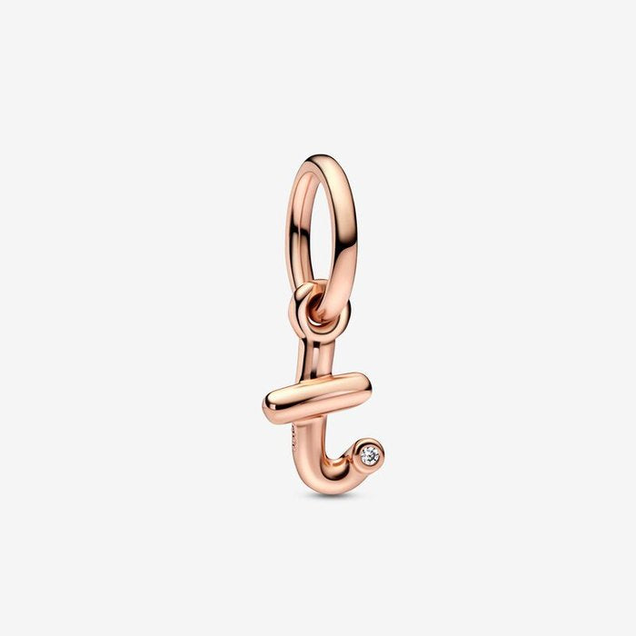 Alphabet Pendant Charm with Letter T